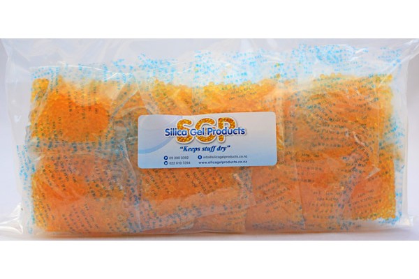 Silica Gel 10 Gram Indicating 50 Pack