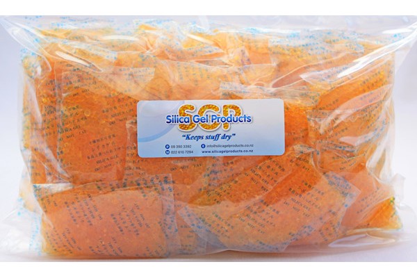 Silica Gel 20 Gram Indicating 50 Pack